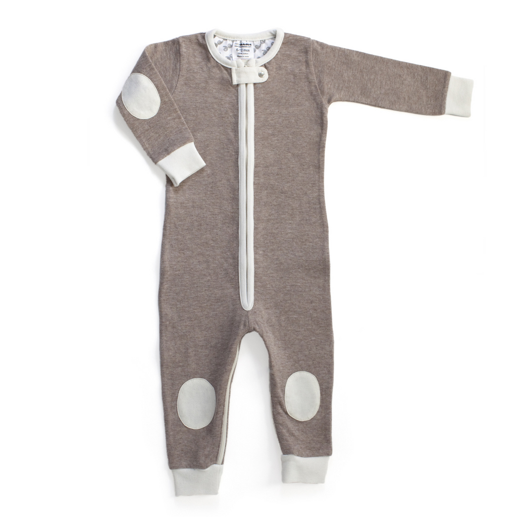 baby deedee sleepsie long sleeve - mocha