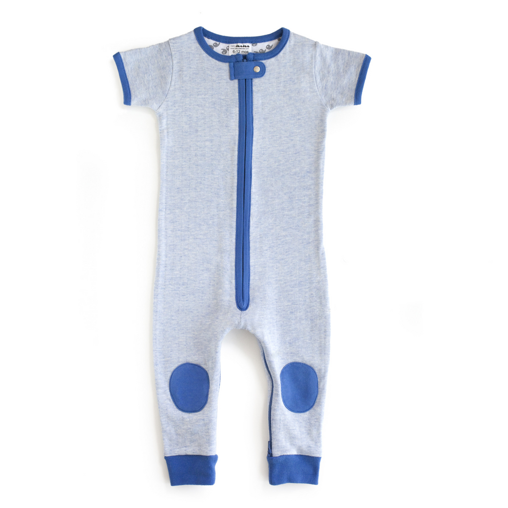 baby deedee sleepsie short sleeve - blue