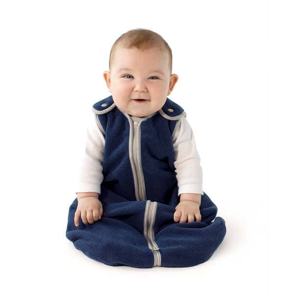 baby deedee sleep nest fleece navy