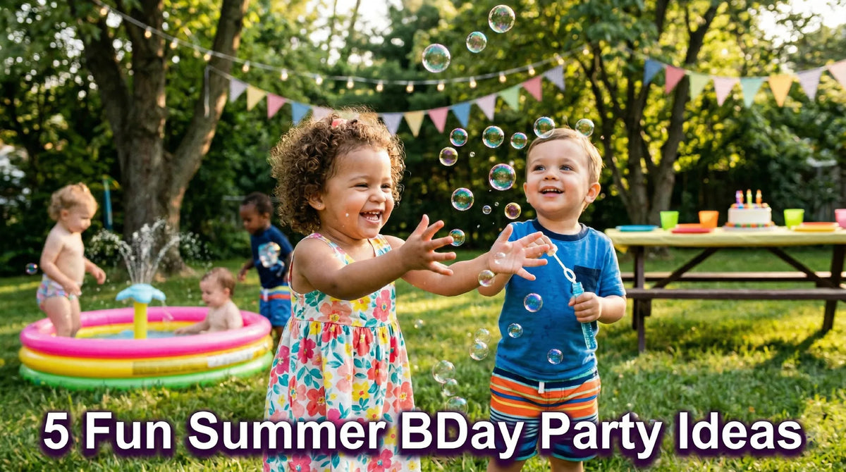 5 Summer Birthday Party Ideas for Toddlers