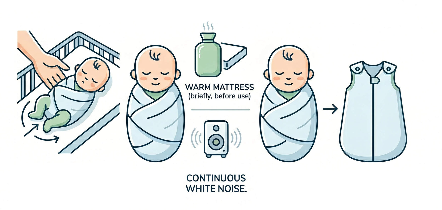 why the moro reflex happens & fixes