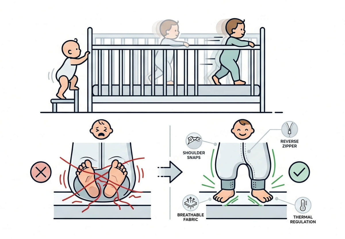 guide to use a sleeping bag with Legs