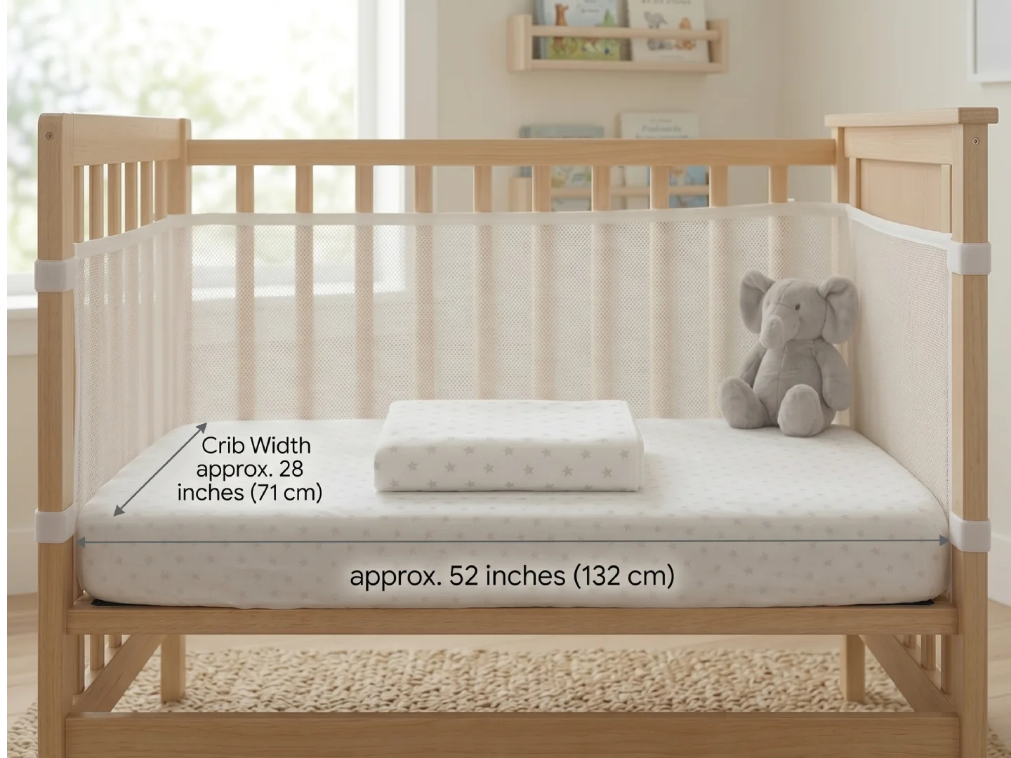 Breathable Mesh Crib Liner