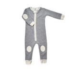 baby dee dee sleepsie velours - dreamcatcher pajamas (grey and white)