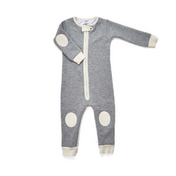 baby dee dee sleepsie velours - dreamcatcher pajamas (grey and white)