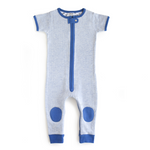 baby deedee sleepsie short sleeve - blue