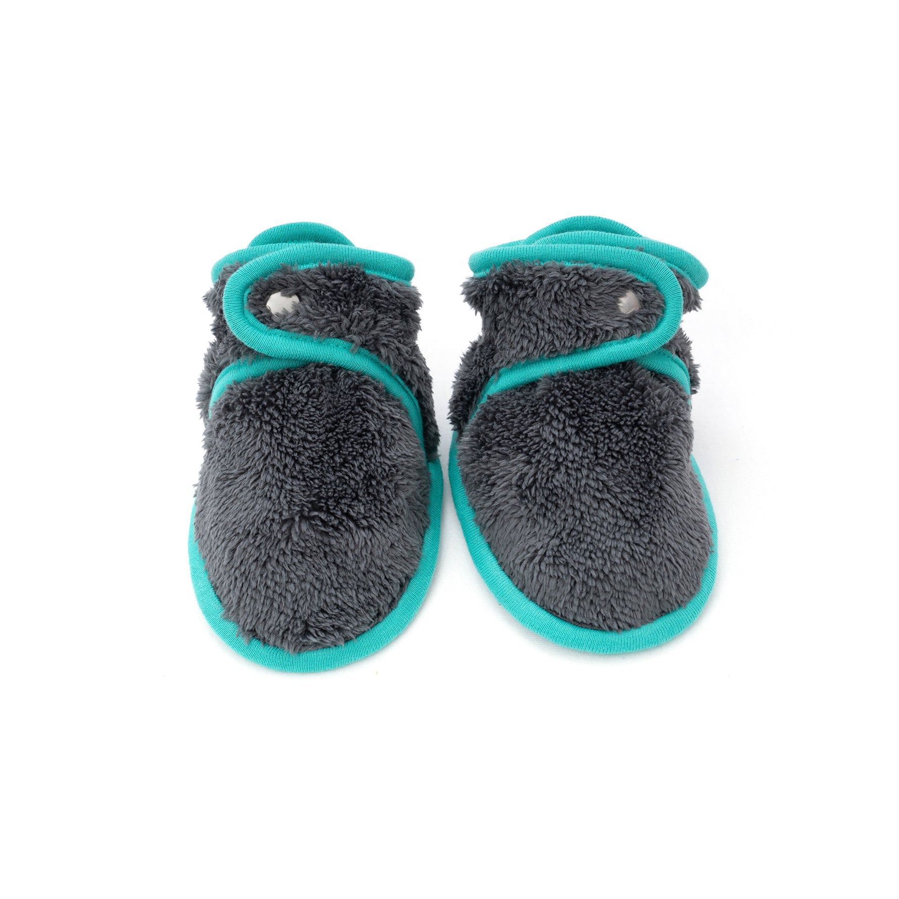 baby deedee baby booties teal