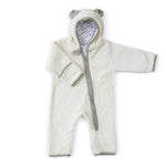 baby deedee fleece baby bunting ivory 