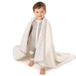 baby deedee ivory furry blanket