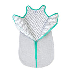 baby dee dee sleep nest lite heather gray teal