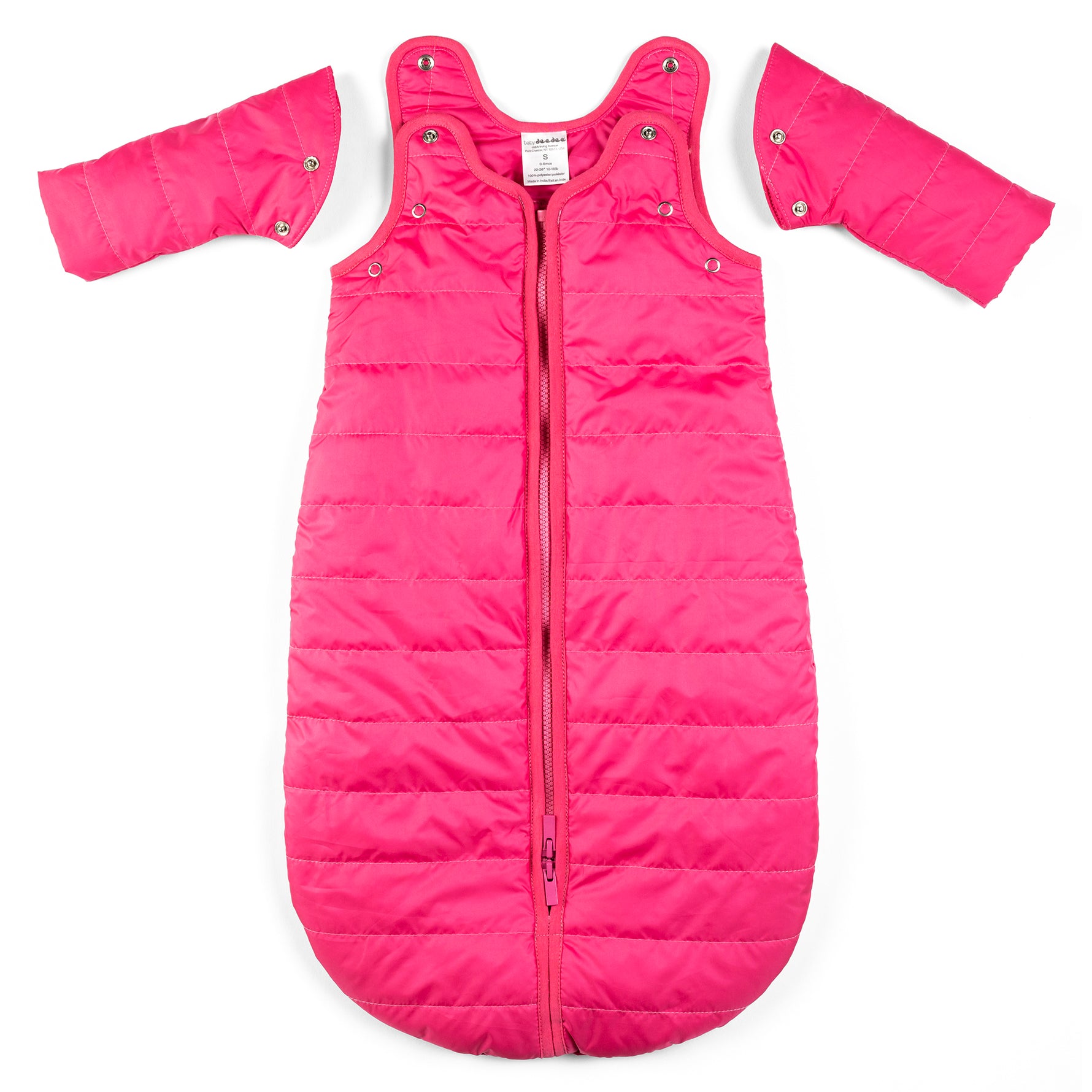 sleep nest travel hot pink