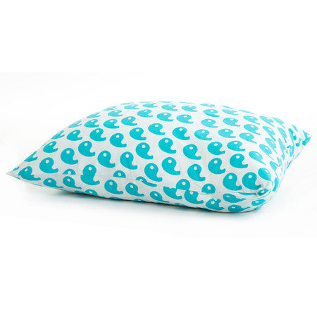 baby deedee blue fish pillow