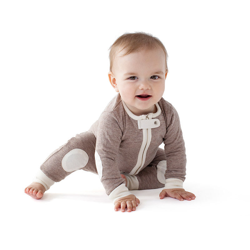 baby deedee mocha sleepsie long sleeve