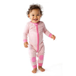 baby deedee pink sleepsie long sleeve