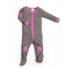 baby deedee sleepsie quilted slate