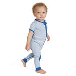 baby deedee short sleeve sleepsie blue